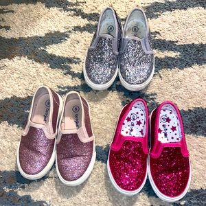 Cat & Jack Glitter Slip-ons